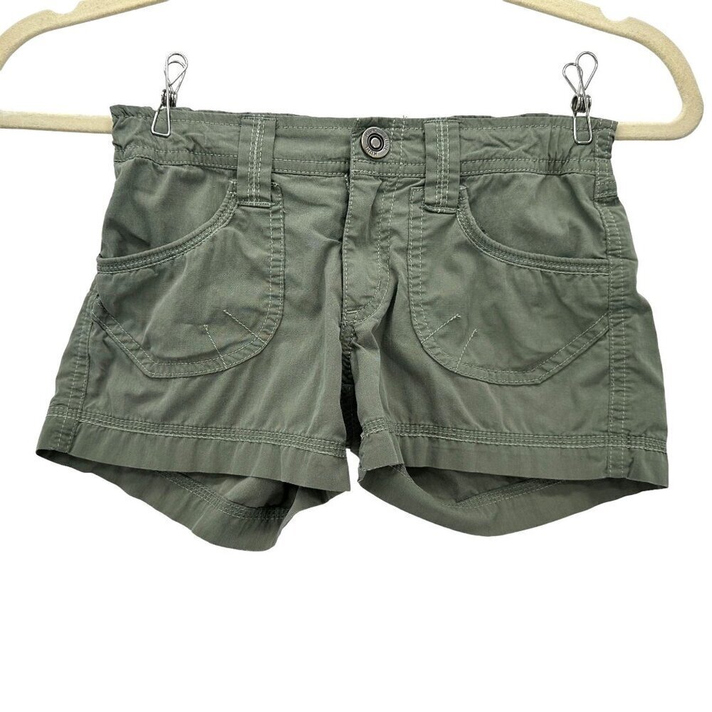 Kuhl Green Outdoor Hiking Shorts Girls Small (7-8)